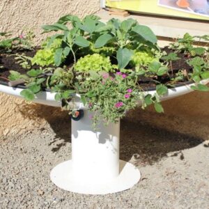 Jardinou Circulaire métallique rotatif